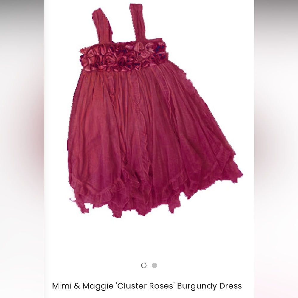 Mimi & Maggie cluster roses dress